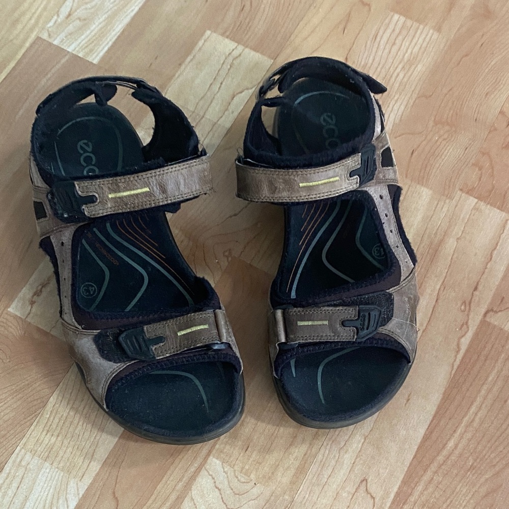 Ecco Yucatan Sandals. 91/2-10 US. 43 Europe. Good used condition